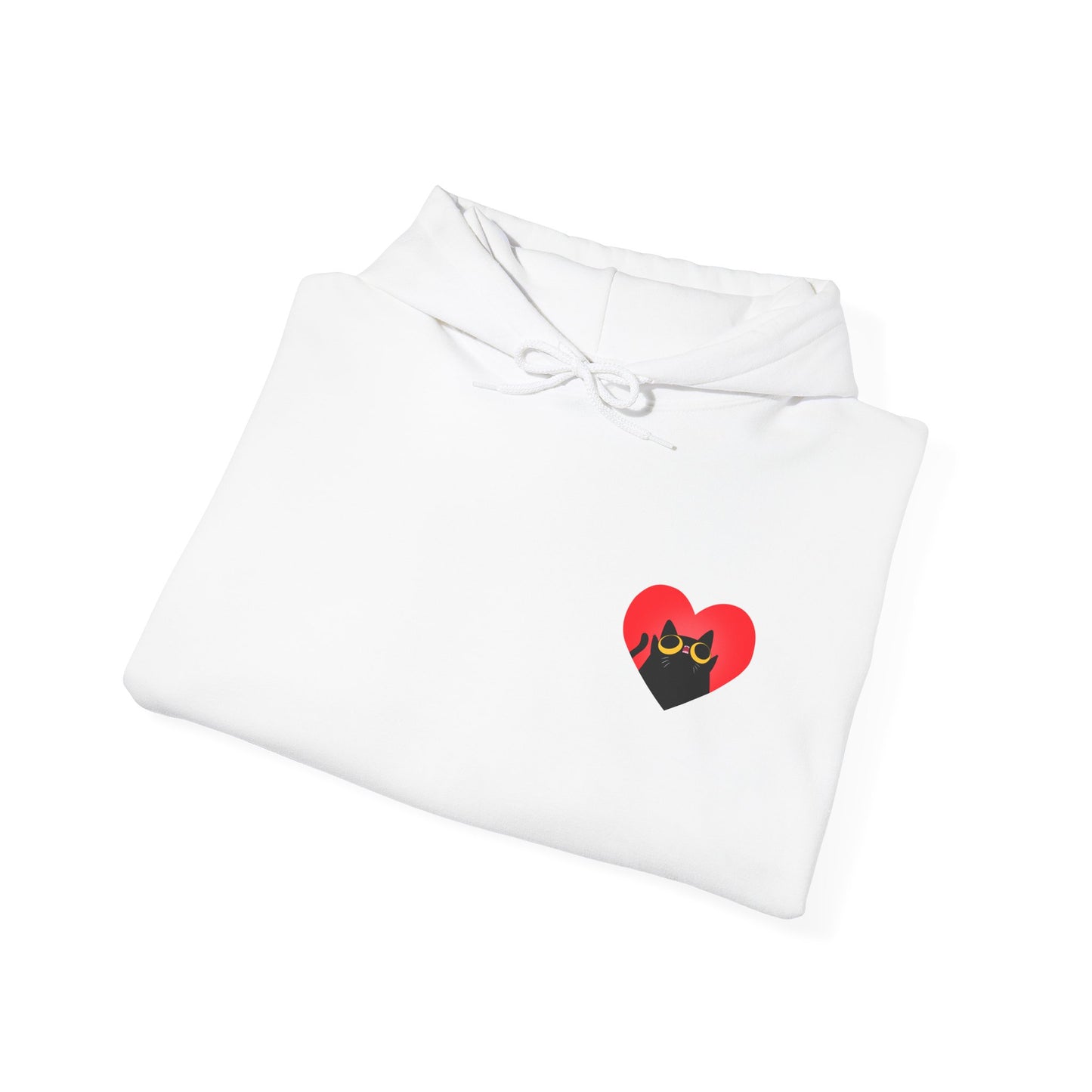 Heart Full of Cat Unisex Hoodie Sweatshirt