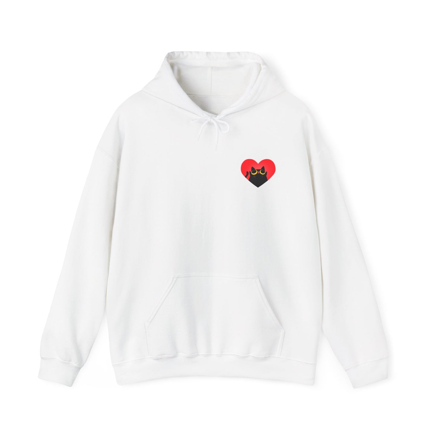 Heart Full of Cat Unisex Hoodie Sweatshirt